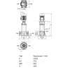 Насос многоступенчатый вертикальный HELIX FIRST V 1611-5/25/E/KS/400-50 PN25 3х400В/50 Гц Wilo 4201005