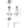 Насос многоступенчатый вертикальный HELIX FIRST V 1611-5/25/E/KS/400-50 PN25 3х400В/50 Гц Wilo 4201005