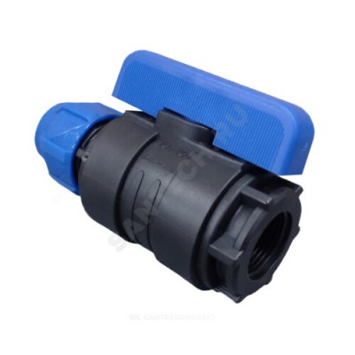 Кран шаровой компрессионный ВР Дн 40х1 1/4" Ру16 VALFEX 1210012540114