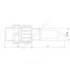 Клапан инжекционный L=100 мм Ру16 PP/EPDM для дозировочного насоса Grundfos 95730908