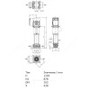 Насос многоступенчатый вертикальный HELIX VE 3605-1/16/E/KS PN16 3х400В/50 Гц Wilo 4198864