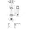 Насос многоступенчатый вертикальный HELIX VE 3605-1/16/E/KS PN16 3х400В/50 Гц Wilo 4198864
