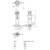 Насос многоступенчатый вертикальный HELIX V 405-2/25/V/KS/400-50 PN25 3х400В/50 Гц Wilo 4160552