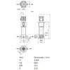 Насос многоступенчатый вертикальный HELIX V 405-2/25/V/KS/400-50 PN25 3х400В/50 Гц Wilo 4160552