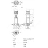 Насос многоступенчатый вертикальный HELIX V 405-2/25/V/KS/400-50 PN25 3х400В/50 Гц Wilo 4160552