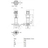 Насос многоступенчатый вертикальный HELIX V 405-2/25/V/KS/400-50 PN25 3х400В/50 Гц Wilo 4160552