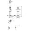 Насос многоступенчатый вертикальный HELIX V 405-2/25/V/KS/400-50 PN25 3х400В/50 Гц Wilo 4160552
