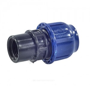 Муфта компрессионная ПЭ ВР Дн 50х1 1/2" Ру16 RTP (РосТурПласт) 14906