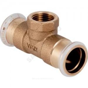 Тройник бронза Дн 12х1/2"х12 пресс/ВР Mapress Geberit 61352