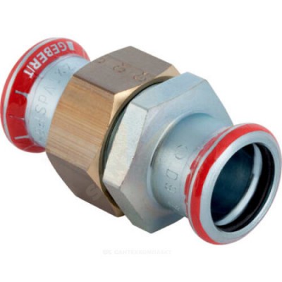 Муфта разъемная сталь углеродистая Дн 35 пресс Mapress Geberit 25324