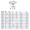 Муфта разъемная сталь нерж Дн 18х3/4" пресс/НР Mapress Geberit 35333