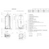 Водонагреватель газовый накопительный NHRE 90 315л Ariston 006484