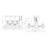 Установка повышения давления Hydro Multi-E 3 CRE3-8 Grundfos 98486652