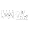 Установка повышения давления Hydro Multi-E 3 CRE3-8 Grundfos 98486652