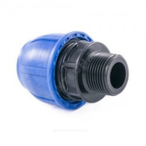 Муфта компрессионная ПЭ НР Дн 63х1 1/4" Ру10 RTP (РосТурПласт) 22067