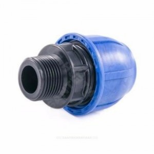 Муфта компрессионная ПЭ НР Дн 63х1 1/4" Ру10 RTP (РосТурПласт) 22067