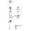 Насос многоступенчатый вертикальный HELIX V 208-2/25/V/KS/400-50 PN25 3х400В/50 Гц Wilo 4161741