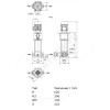 Насос многоступенчатый вертикальный HELIX V 208-2/25/V/KS/400-50 PN25 3х400В/50 Гц Wilo 4161741