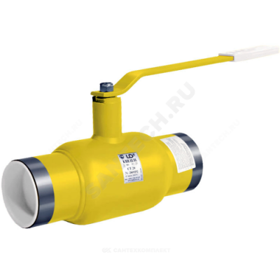 Кран шаровой сталь газ КШ.Ц.П Ду 25 Ру40 п/привар LD КШ.Ц.П.GAS.025.040.Н/П.02