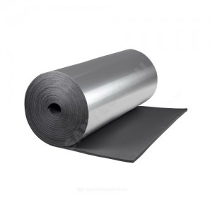 Рулон вспененный каучук ST 10/1,0-20 Тмакс=110°C черный с покрытием AL CLAD K-flex 80610210103CL