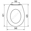 Сиденье для унитаза Victoria белое дюропласт Soft close Roca ZRU8013920