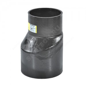 Переход ПНД эксцентрический длинный Дн 125х110 Geberit 368.584.16.1