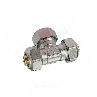 Тройник переходной МП латунь обжим Дн 32х20х32 R565AM Giacomini R565MX073