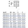 Муфта PP-MD двухраструбная бесшумная Silent-PP Дн 32 б/нап в/к Geberit 390.016.14.1