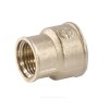 Муфта латунь никель переходная Ду 32х25 (1 1/4"х1") ВР/ВР VALFEX VF.240.N.114.100