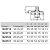 Тройник МП PPSU пресс Дн 40 MLC Uponor 1046390