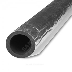 Трубка вспененный каучук ST 102/13 L=1м Тмакс=110°C черный с покрытием IC CLAD SR K-flex 13102214303CS
