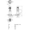 Насос многоступенчатый вертикальный HELIX FIRST V 210-5/25/E/S/400-50 PN25 3х400В/50 Гц Wilo 4201042
