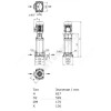 Насос многоступенчатый вертикальный HELIX FIRST V 210-5/25/E/S/400-50 PN25 3х400В/50 Гц Wilo 4201042
