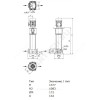 Насос многоступенчатый вертикальный HELIX FIRST V 210-5/25/E/S/400-50 PN25 3х400В/50 Гц Wilo 4201042