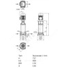 Насос многоступенчатый вертикальный HELIX FIRST V 210-5/25/E/S/400-50 PN25 3х400В/50 Гц Wilo 4201042