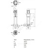 Насос многоступенчатый вертикальный HELIX FIRST V 210-5/25/E/S/400-50 PN25 3х400В/50 Гц Wilo 4201042