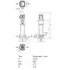 Насос многоступенчатый вертикальный HELIX FIRST V 210-5/25/E/S/400-50 PN25 3х400В/50 Гц Wilo 4201042