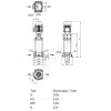 Насос многоступенчатый вертикальный HELIX FIRST V 210-5/25/E/S/400-50 PN25 3х400В/50 Гц Wilo 4201042