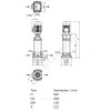 Насос многоступенчатый вертикальный HELIX FIRST V 210-5/25/E/S/400-50 PN25 3х400В/50 Гц Wilo 4201042