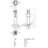 Насос многоступенчатый вертикальный HELIX FIRST V 210-5/25/E/S/400-50 PN25 3х400В/50 Гц Wilo 4201042