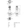 Насос многоступенчатый вертикальный HELIX FIRST V 210-5/25/E/S/400-50 PN25 3х400В/50 Гц Wilo 4201042