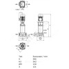 Насос многоступенчатый вертикальный HELIX FIRST V 210-5/25/E/S/400-50 PN25 3х400В/50 Гц Wilo 4201042
