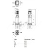 Насос многоступенчатый вертикальный HELIX FIRST V 210-5/25/E/S/400-50 PN25 3х400В/50 Гц Wilo 4201042