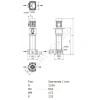 Насос многоступенчатый вертикальный HELIX FIRST V 210-5/25/E/S/400-50 PN25 3х400В/50 Гц Wilo 4201042