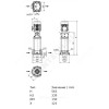 Насос многоступенчатый вертикальный HELIX FIRST V 210-5/25/E/S/400-50 PN25 3х400В/50 Гц Wilo 4201042