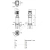 Насос многоступенчатый вертикальный HELIX FIRST V 210-5/25/E/S/400-50 PN25 3х400В/50 Гц Wilo 4201042