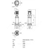Насос многоступенчатый вертикальный HELIX FIRST V 210-5/25/E/S/400-50 PN25 3х400В/50 Гц Wilo 4201042