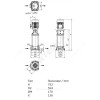 Насос многоступенчатый вертикальный HELIX FIRST V 210-5/25/E/S/400-50 PN25 3х400В/50 Гц Wilo 4201042