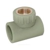 Тройник PP-R комбинированный серый ВР Дн 25х1/2" VALFEX 10127125Г
