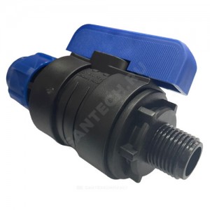 Кран шаровой компрессионный НР Дн 20х1/2" Ру16 VALFEX 1210012620012